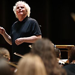 Sir Simon Rattle and the BRSO