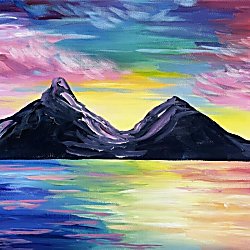 Paint a Pic: Rainbow Mountains