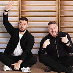 Two Mr P's in a Podcast Live