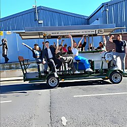 Liverpool beer or prosecco bike tour