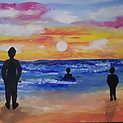 Paint a Pic: Crosby Beach
