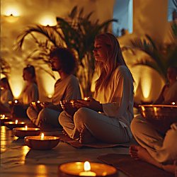 Mindful Glow: Candlelit Sound Bath Meditation
