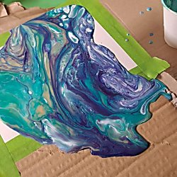 Meet and Make: paint pouring