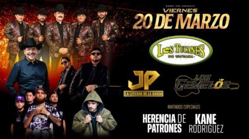 Los Tucanes de Tijuana, Julio Preciado, Los Gemelos, Herencia de Patrones y Kane Rodriguez