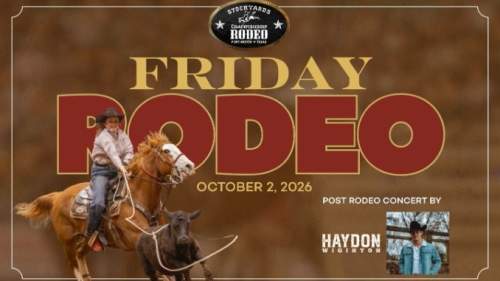 Stockyards Championship Rodeo 10/2 ft. Haydon Wiginton