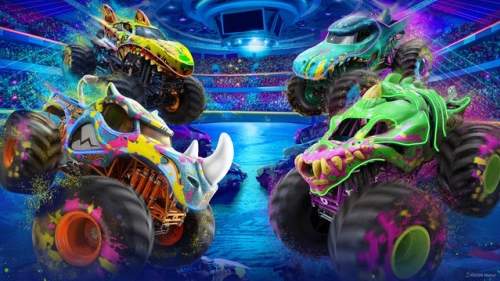 Hot Wheels Monster Trucks Live Color Bash