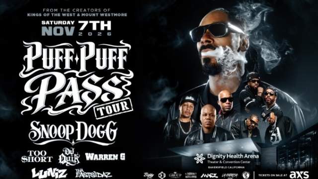 PUFF PUFF PASS TOUR: SNOOP DOGG LIVE + Special Guest!