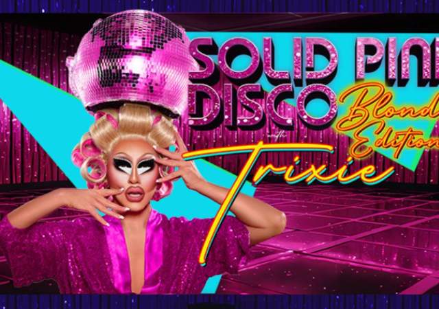 Solid Pink Disco with DJ Trixie