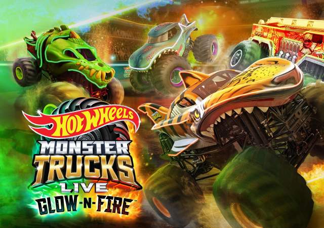 Hot Wheels Monster Trucks Live Glow-N-Fire