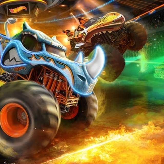 Hot Wheels Monster Trucks Live Glow-N-Fire