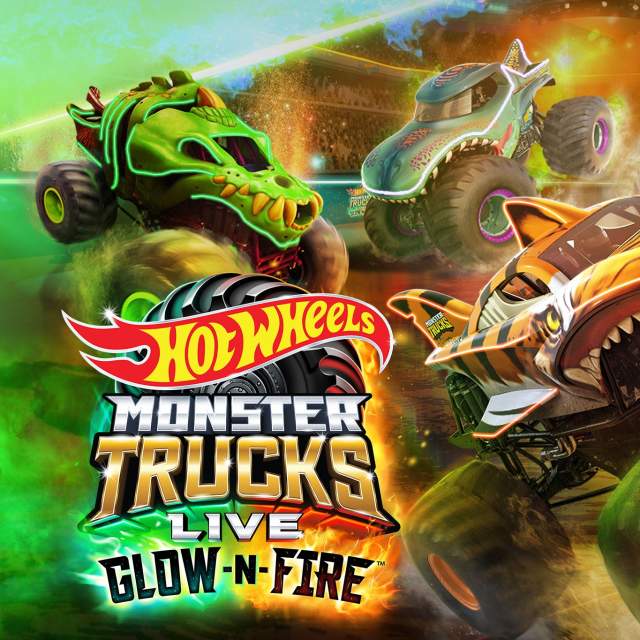 Hot Wheels Monster Trucks Live Glow-N-Fire
