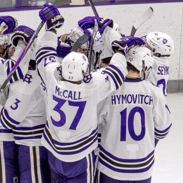 Holy Cross Vs Maine Ice Hockey Game