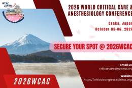 2026 World Critical Care and Anesthesiology Conference (2026WCAC)