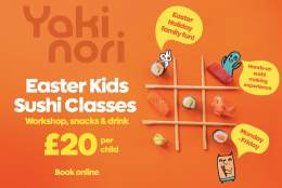 Kids Easter Sushi Class at Yakinori