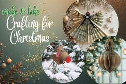 Crafting Decorations for Christmas Workshop