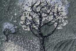 Winter landscape stitch workshop with Michala Gyetvai