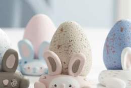 Easter Clay Bunny Cup