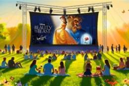Outdoor cinema: Beauty & The Beast