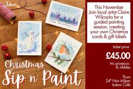 Christmas Sip n Paint