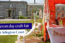 Devon Day craft fair at Arlington Court