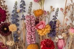 Summer Dried Flower Door Wreath Fun Workshop