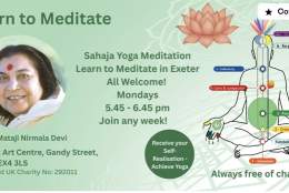 Learn to Meditate in Exeter - Free 10 Week Course - Get Connected - September 2026