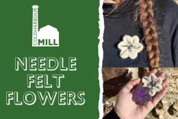 Needle-Felting Flowers Workshop