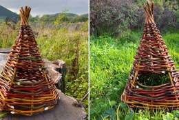 Willow bird feeder workshop