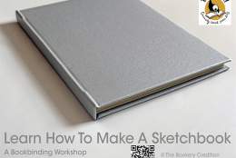 Bookbinding Workshop: Learn How to Make a Sketchbook