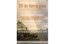 Allehelgenskonsert - Et in terra pax