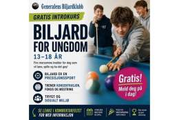 Introkurs i biljard (13-18 år)