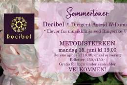 Sommertoner med Decibel og elever Ringerike v/VGS