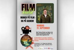 Fossen Filmklubb: Munch på film – og på scenen! Med Thomas Klevjer