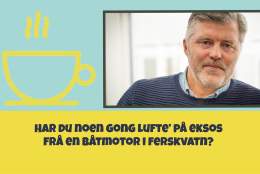 Har du noen gong lufte' på eksos frå en båtmotor i ferskvatn?