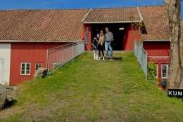 Åpning av kunst i Låven