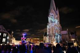 3D lysshow Julebyen Kristiansand