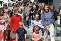 Vårspretten i Lillesand sentrum