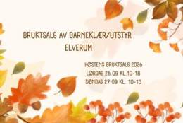 Bruktsalg av barneklær og utstyr