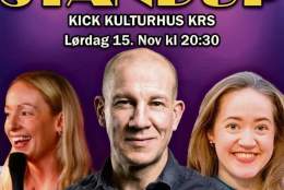 Standup på Kick Kulturhus | Lørdag 15. november Billett