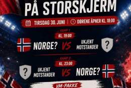 VM-kveld / Norge / 16.-delsfinaler @ Ulven Skjenkeri