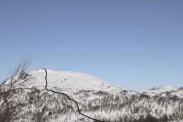 Randonee skiing to Kaldsfjødd