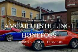 Amcar utstilling i Hønefoss