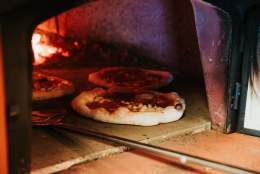 Påskepizzeria på Gravberget