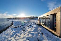 Bybadstue / Friluftshuset i Fredevika på Gjøvik