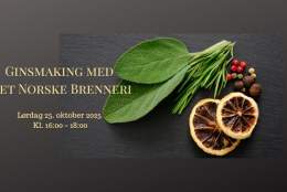 Ginsmaking med Det Norske Brenneri