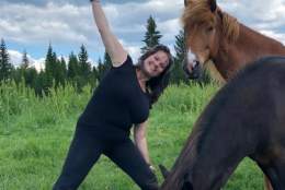 Hest og yoga