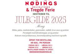 Julebord på Tregde ferie
