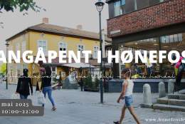 Langåpent i Hønefoss