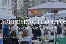 Markedsdag i Hønefoss