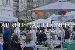 Markedsdag i Hønefoss